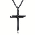 Steel Cross - Necklace